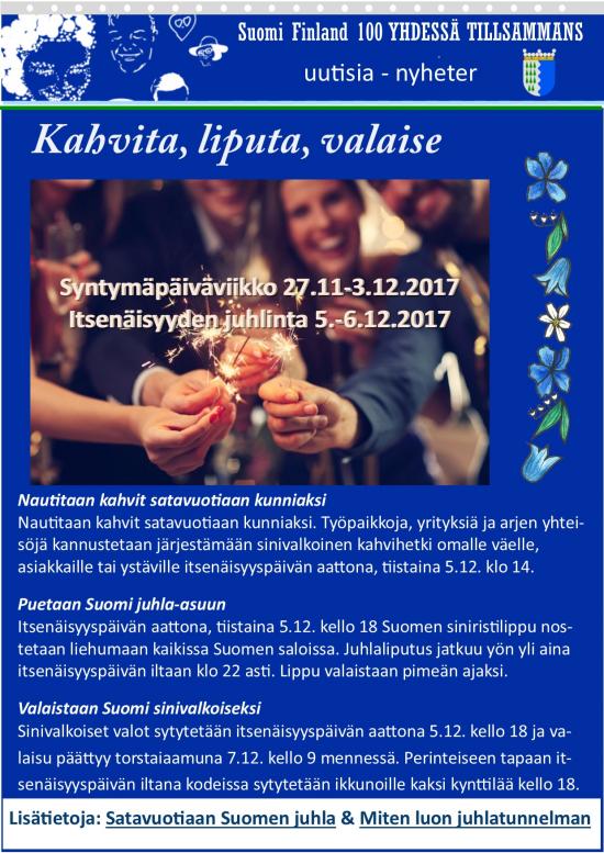 Kahvita liputa valaise 