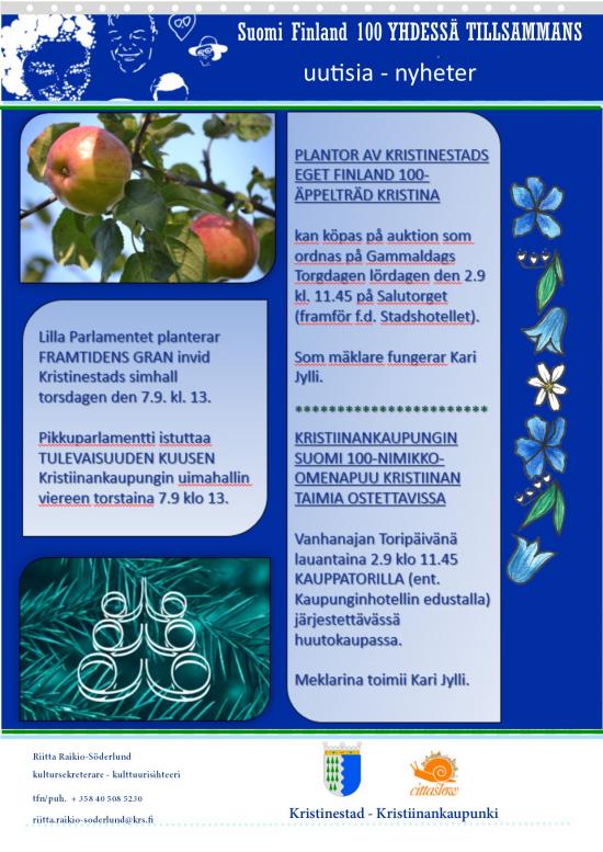 Tulevaisuuden kuusi ja Kristiina omena