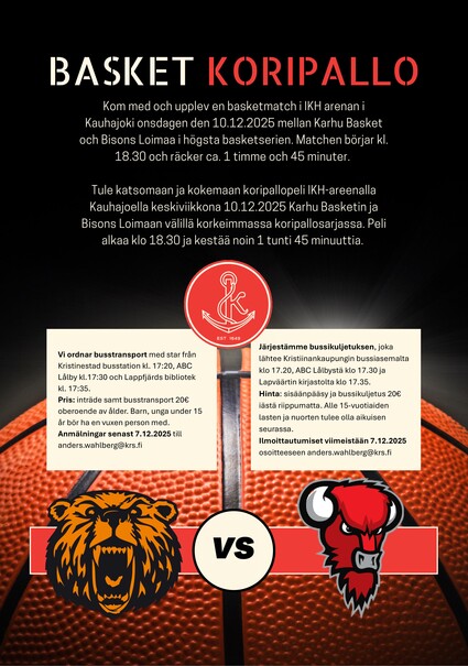 Basketmatch i Kauhajoki jpg