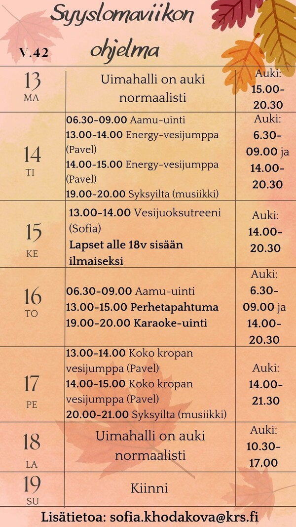 Syyslomaviikko 2025 NYTT