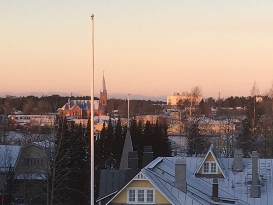 luokasta viisi näköala kaupunkiin