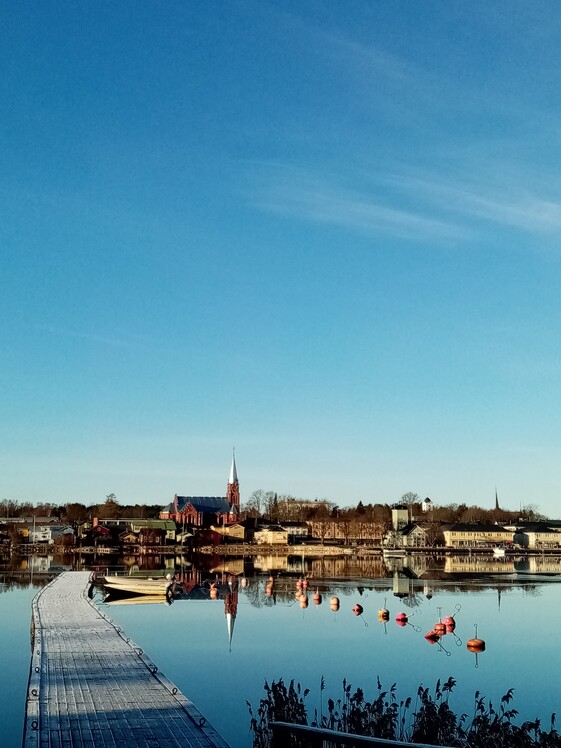 Yleinen kuva itapuolelta kaupunkiin
