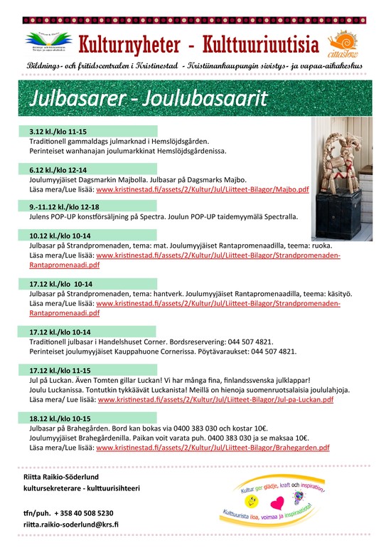 Julbasarer