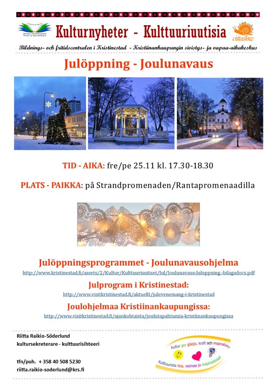 Juloppning
