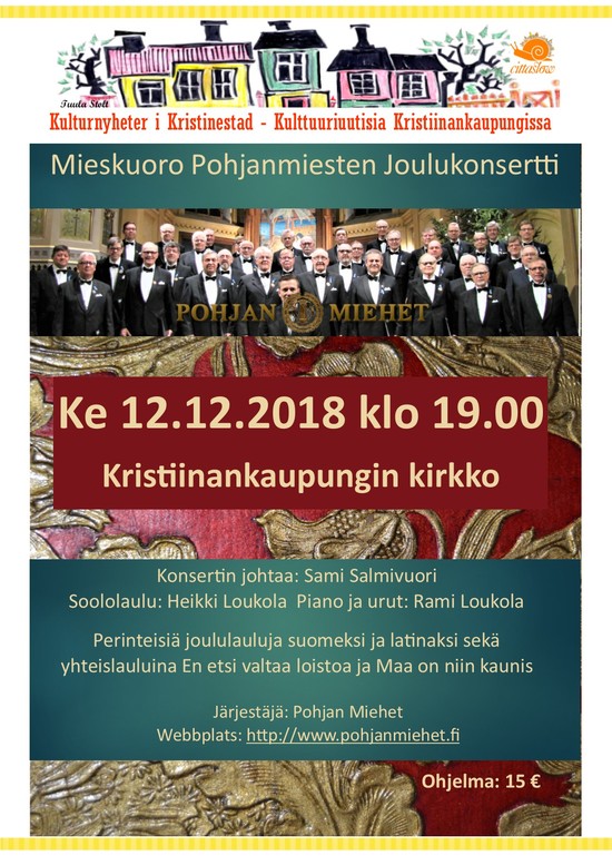 Pohjan Miesten joulukonsertti pub