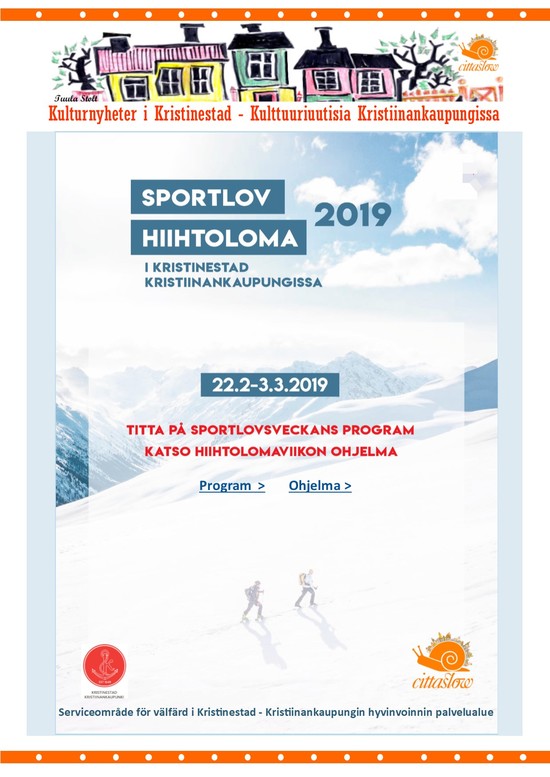 Sportlov Hiihtoloma 2019