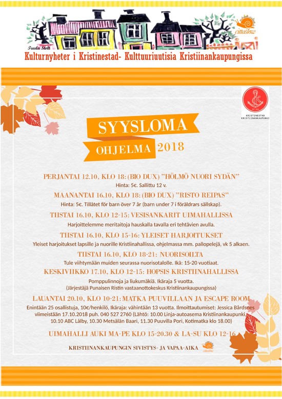 Syyslomaviikon ohjelma