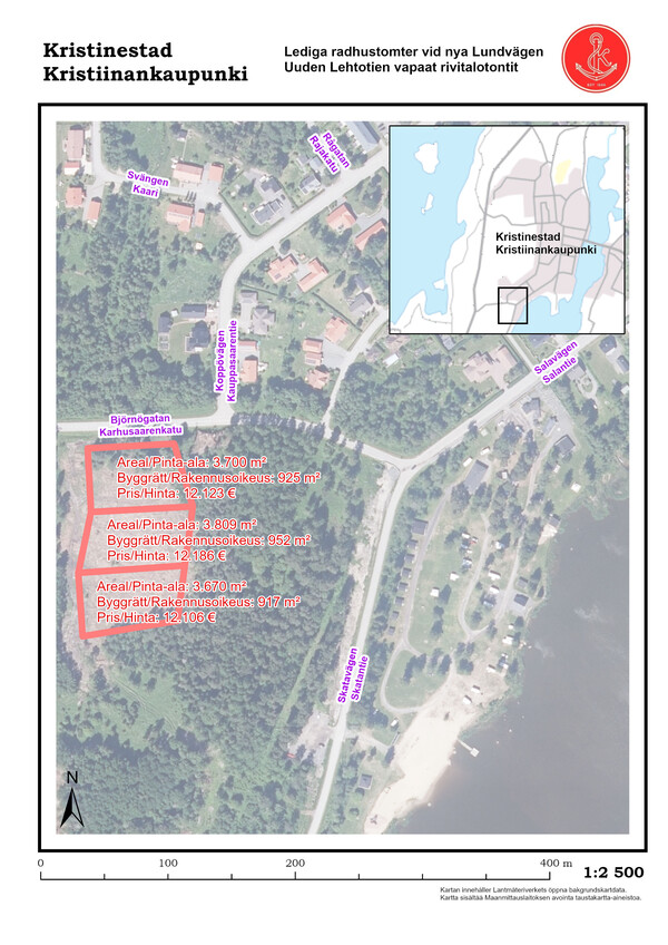 Lundvagen reklam radhustomter pris