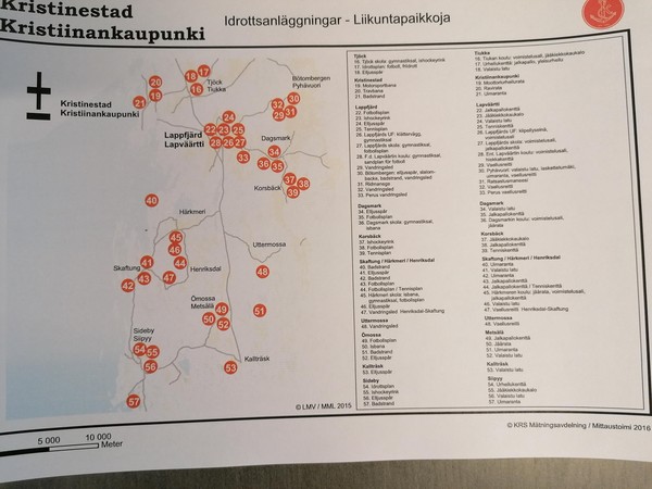 Idrottsanlaggningar i kommunen