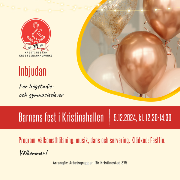 inbjudan barnens fest hogstadie gymnasie 2024
