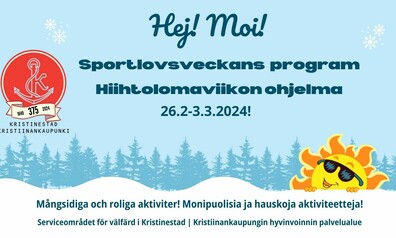 Sportlovveckans program reklam Hiihtolomaviikon ohjelma mainos 002