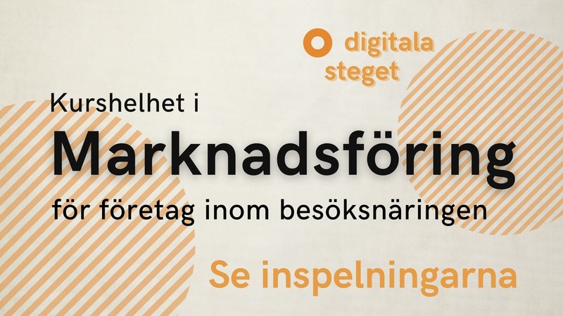 Se inspelningarna från marknadsföringskursen