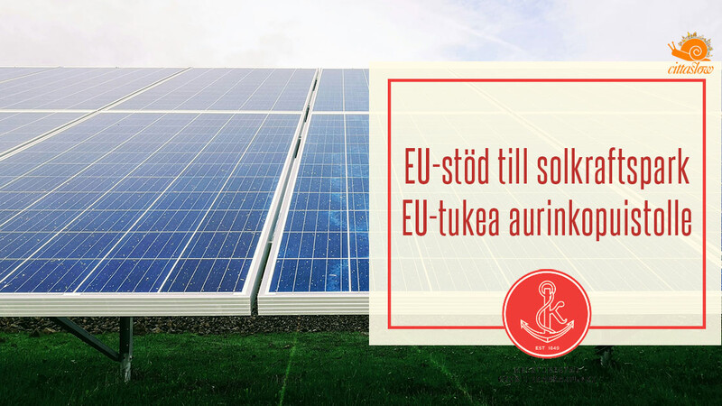 Nästan 6 miljoner euro i EU-stöd till solkraftspark i Lålby