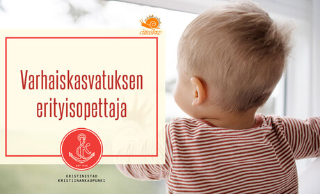 Vi söker en speciallärare inom småbarnspedagogik (arbetsspråk finska) för tiden 1.9.2025–30.6.2026