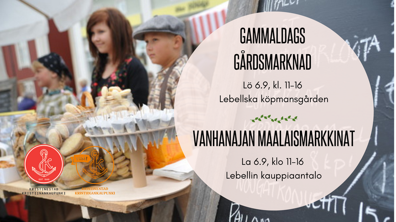 Vanhanajan maalaismarkkinat lauantaina 6.9.2025