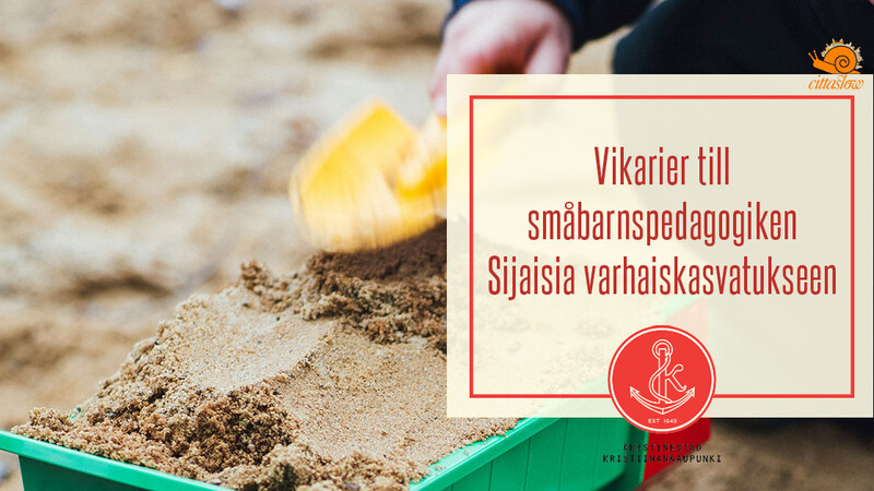 Haemme sijaisia: varhaiskasvatuksen opettaja sekä lastenhoitaja