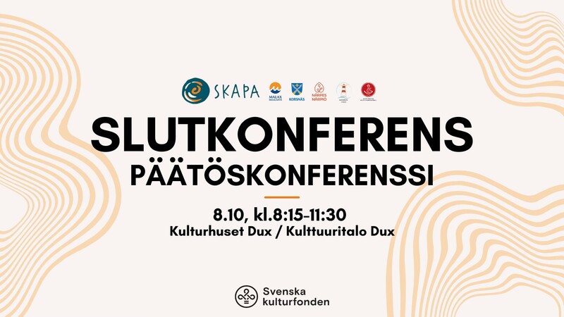Skapa-projektet Fem kommuner kring jämlik konstundervisning håller slutkonferens 8.10.2025