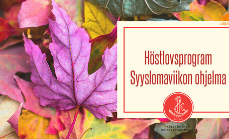 Syyslomaviikon ohjelma 2025