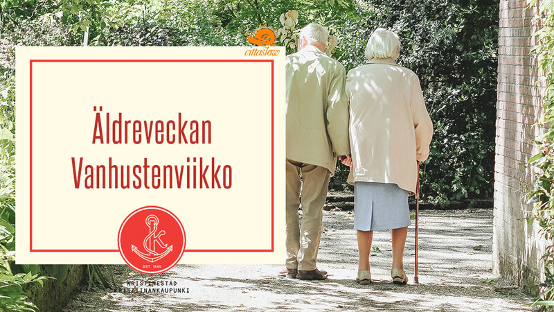 De äldres vecka 6–12.10.2025 uppmärksammas i Kristinestad 