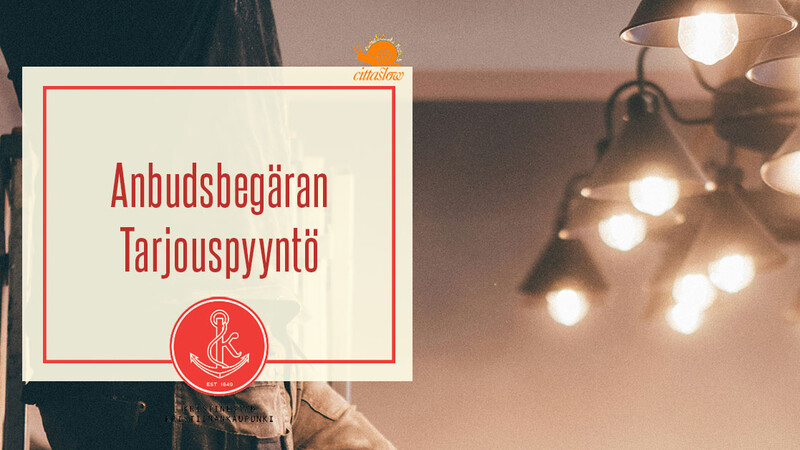 Anbudsbegäran, elarbeten 2026–2027