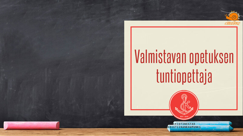 Finskspråkiga skolväsendet söker en timlärare till den förberedande undervisningen