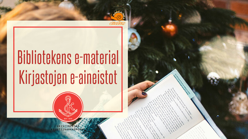 Eikö pukki tuonut mitään luettavaa? Ei hätää, voit lainata e-aineistoja kirjastojemme kautta!