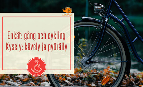 Jaa kokemuksesi kävelystä ja pyöräilystä Kristiinankaupungissa