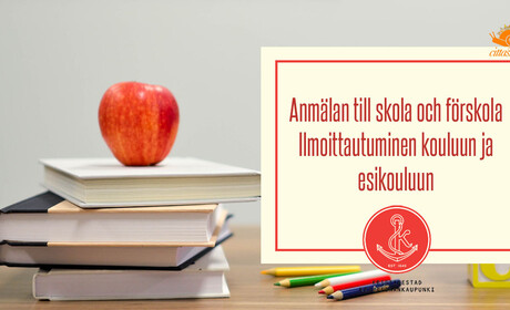 Varhaiskasvatukseen ja kouluun ilmoittaudutaan ajalla 2.–9.2.2026.