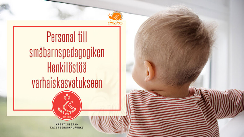 Vi söker personal till småbarnspedagogiken