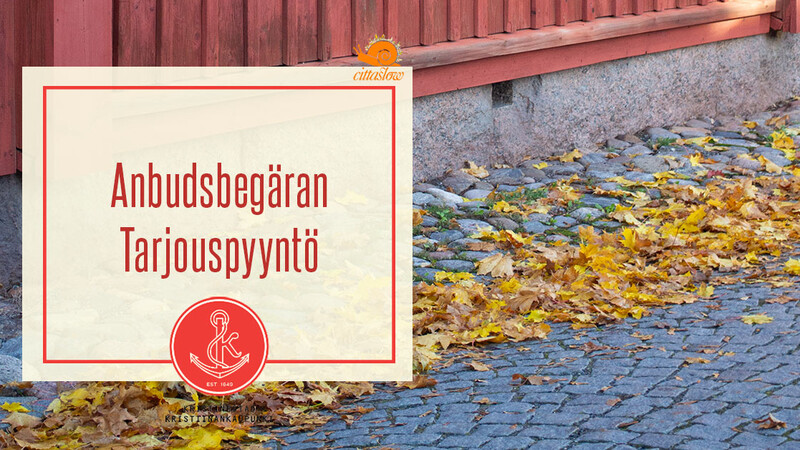 Vi begär anbud på en inventering av byggnader