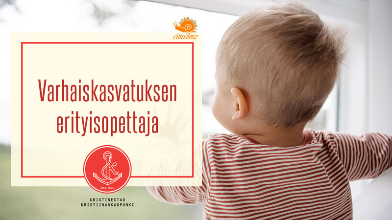 Vi söker en speciallärare inom småbarnspedagogik (arbetsspråk finska)