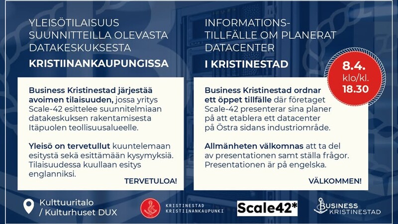 Informationstillfälle 8.4: Datacenter till Kristinestad