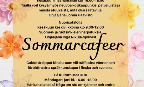Kielikahvilat kesäkuussa