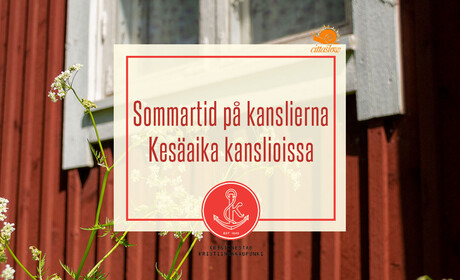 Kesäsulku kaupungin kanslioissa ja toimipisteissä