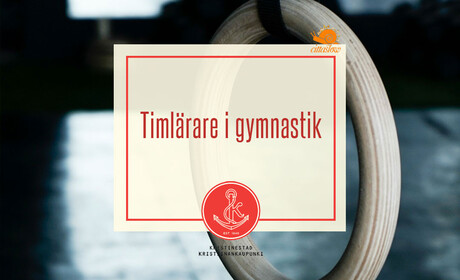 Vi söker en timlärare i huvudsyssla i gymnastik