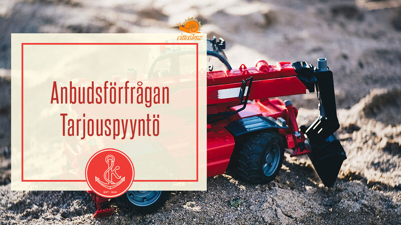 Anbudsbegäran: dikningsarbeten