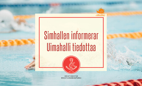 Simhallen öppnar igen efter sommarpausen tisdag 11.8