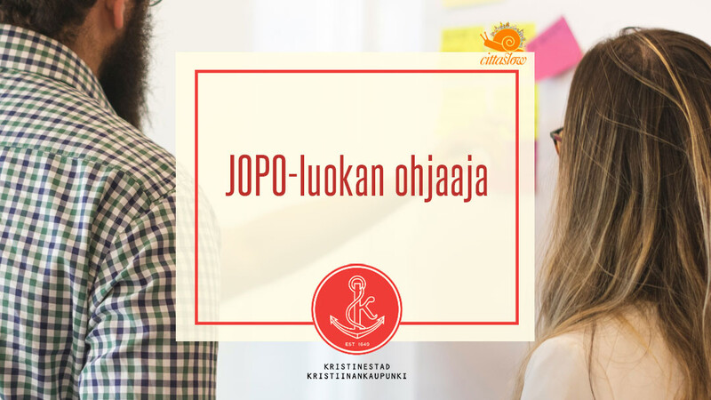 Finskspråkiga skolväsendet söker en handledare för en JOPO-klass