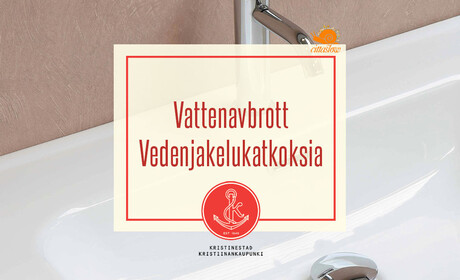 Vedenjakelun keskeytys Salantiellä 13.-15.10.2026