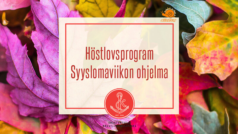 Höstlovsprogram i Kristinestad 12-18.10